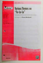 Various Themes on &quot;Fa-La-La&quot; Sheet Music SATB 28536 with Piano Alfred - £6.29 GBP