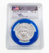 2022 P$100 Platinum Statue of Liberty FDOI Mint Engraver Series PCGS MS70 - $3,111.48