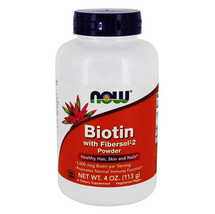 NOW Foods BIOTIN 5,000 mcg 113g  Strong Healthy Hair, Skin & Nails Vitamin B - $17.53