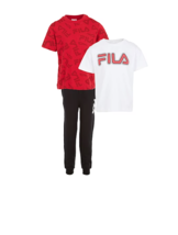 Fila Little Boys 3-pc. Pant Set Black/Red/White Size 4 - £22.36 GBP