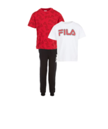 Fila Little Boys 3-pc. Pant Set Black/Red/White Size 4 - £21.07 GBP