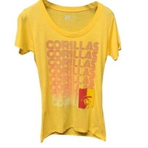 Russell Tee T-Shirt GORILLAS Pittsburg State University Yellow NEW Women... - £14.99 GBP