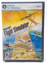 Microsoft Flight Simulator X: Deluxe Edition (PC DVD 2006) CIB &amp; Tested - $6.87