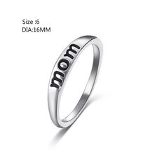 Party Wedding Women Love Mom Letter Ring Jewelry Mother&#39;s Day Gift Famil... - £6.56 GBP+