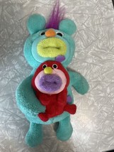 Mattel Sing A Ma Jigs Duets Sing Bingo Plush Duo Mom &amp; Baby. Chatter. Teal Red - £23.10 GBP