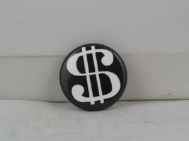 Vintage Novelty Pin - Big Graphic Dollar Sign - Celluloid Pin  - £11.99 GBP