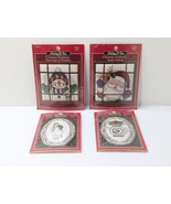 Lot of 4 New Holiday Time Lace Christmas Cross Stitch Kits Santa Snowman... - $19.80