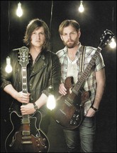 Kings of Leon Caleb Matthew Followill Epiphone Gibson ES-325 guitar pin-up photo - $4.01