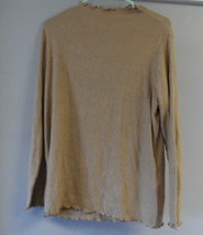 Adore Me Women&#39;s Soft Long Sleeve Shirt Loungewear XCT1114 Brown 2X - £7.44 GBP