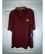 Iowa State Cyclones Champion Polo Mens Large Red Shirt  NWT Embroidered ... - $23.25 CAD
