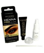 NEW REVERS Bio Formula, Argan&amp;Castor Oil, Black Henna Eyebrows Colour Cream - £3.38 GBP