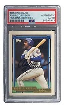 Andre Dawson Autografato Chicago Cubs 1992 Topps #460 Trading Scheda PSA/DNA - £53.63 GBP