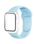 Glass+Case+Strap For Apple Watch Band  Turquoise  41mm series 7 - £6.26 GBP