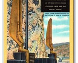 Statuette Di Il Republic Boulder Dam Nevada Nv Unp Lino Cartolina S6 - $5.08