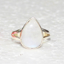 925 Sterling Silver Rainbow Moonstone Ring Birthstone Ring Handmade Jewelry - £29.17 GBP