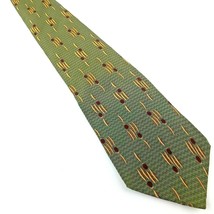 Bill Blass Black Label Mens Silk Tie 56.75&quot; x 3.75&quot; Green - £10.64 GBP