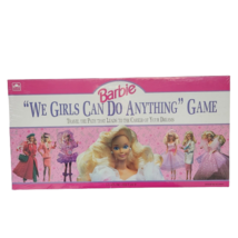 VINTAGE 1991 MATTEL BARBIE WE GIRLS CAN DO ANYTHING BOARD GAME NEW ORIGI... - £44.10 GBP