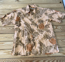 Cooke street Honolulu Men’s short sleeve button up shirt S pineapple pri... - £15.74 GBP