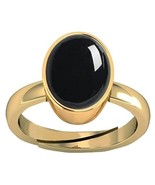 Certified 10.00 Ratti / 9.00 Carat Natural Black Onyx Chalcedony Adjusta... - $549.23 MXN