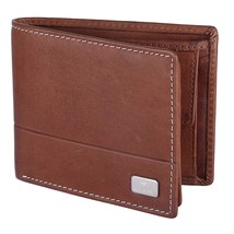 Leather Dark Brown Leather Men&#39;s Rfid Wallet (Hunter) - £31.64 GBP