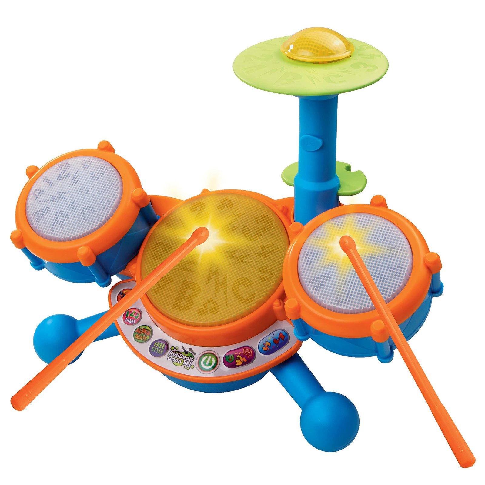 VTech KidiBeats Kids Drum Set, Orange - $31.49