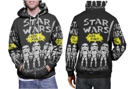 Disney Star Wars Rounded Storm Trooper   Men&#39;s Full-Print Sublimation Zi... - $46.47 CAD