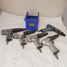 Lot Cleco Pneumatic Pistol Grip 1/4&quot; Air Tool Screwdriver/Nutrunner Tools Lot-22 - £156.43 GBP