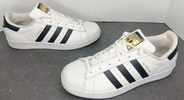 Adidas Superstar C77153 White Black Shoes Sneakers Women’s Size 8 - £23.87 GBP