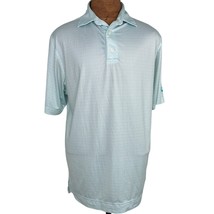 Footjoy Treasure Lake Golf Resort Polo Shirt Men Size Medium Teal White ... - $32.66