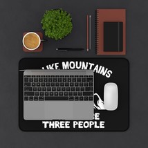 Customizable Anti-Slip Neoprene Desk Mat with &quot;Mountains and Three Peopl... - £18.53 GBP+