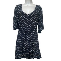 Anthropologie x Faithfull the Brand Fresa Blue Floral Tunic Dress size 4 - £27.23 GBP