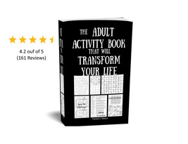 The Adult Activity Book That Will Transform Your Life, Spot Difference, ... - $10.00