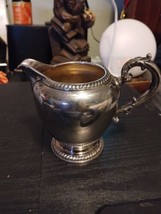 Reed and Barton Silver Plated Creamer Pitcher 4&quot;  Water 4090 - £12.34 GBP