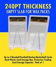 Vanity Slabs 240pt thickness Empty Slab for Wax Packs up to 5 cards thick - £11.82 GBP