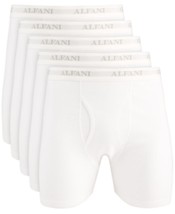 Small Large XL ALPHANI Alfatech White Moisture Wicking Tagless 5 Pk Boxer Briefs - $12.00