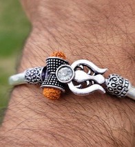Fujii Kaze Grace bangle Om trishul bracelet Kara Hindu Kada Trishul Lord... - £22.06 GBP