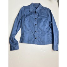 Pendleton Women&#39;s Jacket Blue Medium Cotton Spandex Button Up Medium M - $15.81