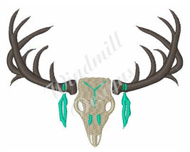 Deer Skull - Machine Embroidery Design - £2.75 GBP