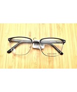 Alberto Romani Frame 20201 56-19-150 Black Silver Spring Hinge Yellowed ... - $25.00