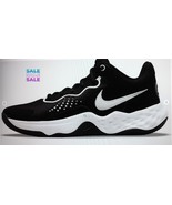 NIKE FLY. BY MID 3 NEW MENS TRAINING SHOES SNEAKERS SIZE 11,-12.5-13 BLACK/WHITE - $876.75 MXN