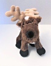 Ganz Webkinz Brown Reindeer Plush Stuffed Animal NO CODE - £6.35 GBP