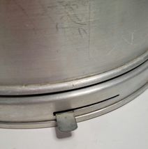 Aluminum Cake Saver Carrier Wood Handle Mirro 1950's image 8