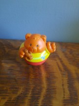 Fisher Price Hasbro Playskool Weeble Wobble Part Goldilocks  TEDDY BABY BEAR - $7.00
