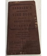 Saddler&#39;s Railroad Time Book for Engineers &amp; Firemen All American #9 - $355.43 MXN