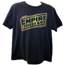 Star Wars The Empire Strikes Back Graphic T-shirt Navy Blue XL Men&#39;s Unisex - £19.51 GBP