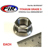 TITANIUM SWINGARM NUT M16x1.5mm 54804038000 KTM 250EXC 2010-2020 - $18.46