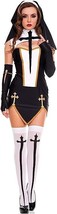 NEW Music Legs Sexy Bad Habit Nun Costume Womens SZ SM No Packaging - £15.79 GBP