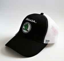 Skoda Mesh Snap Back Trucker Hat  Embroidered Logo by Cap America  NWOT - $9.85