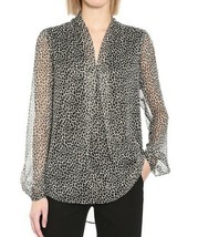 Michael Kors Women&#39;s Church Wedding Leopard metallic tunic top plus 2X 3... - $79.99