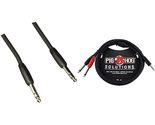Pig Hog PTRS06 High Performance 1/4&quot; TRS Instrument Cable, 6 Feet - $16.33